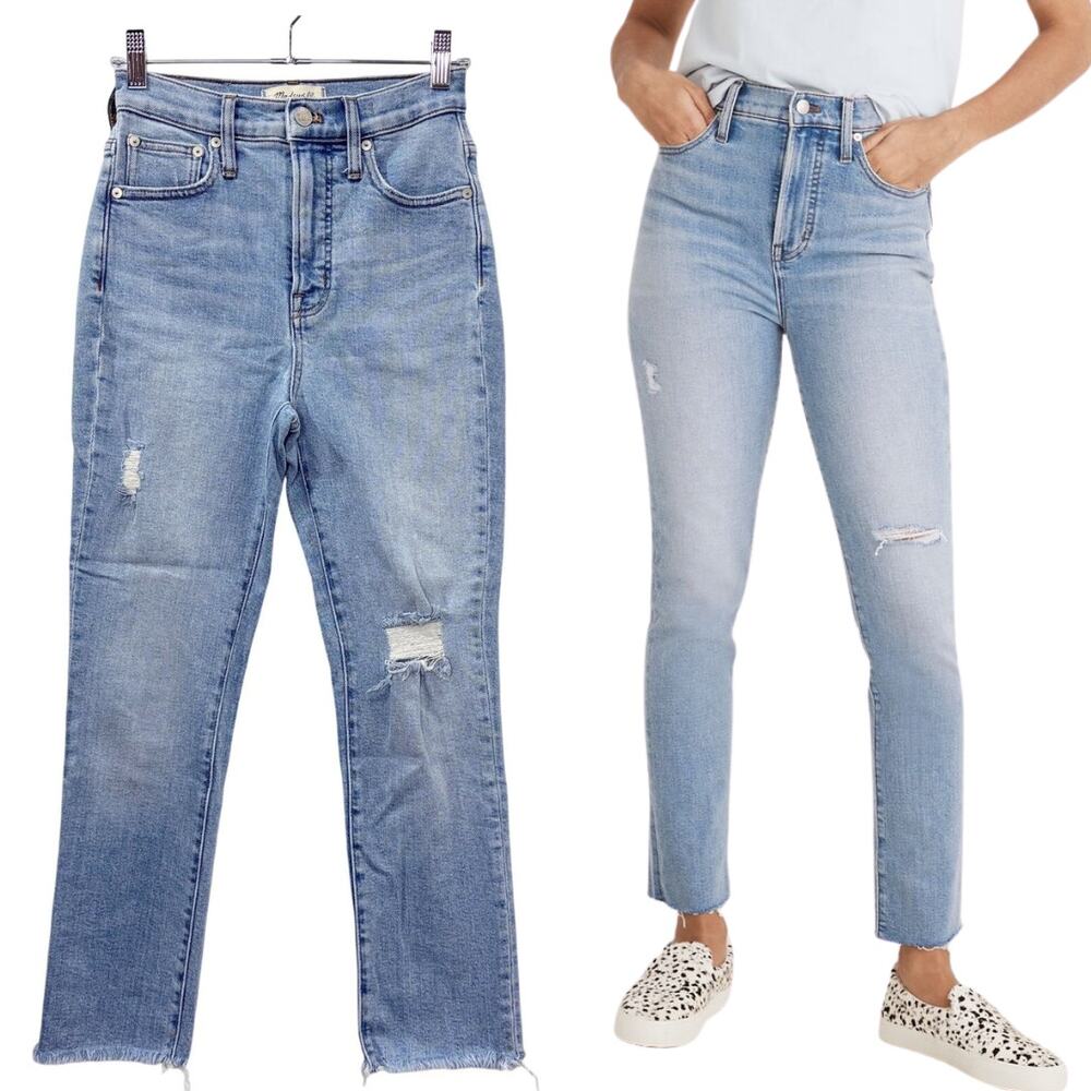 Madewell Womens Size 23P The Perfect Vintage Jeans High Rise‎ 90s Mom Stretch